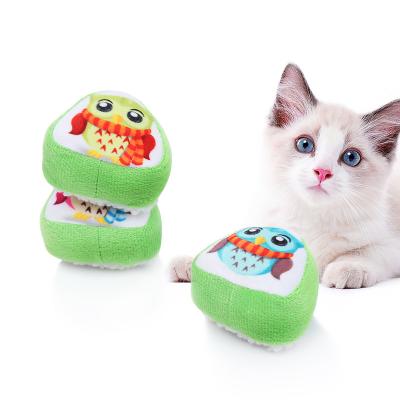 China New Hot Selling Plush Sushi Shape Cartoon Style Viable With Interactive Catnip Cat Toy for sale