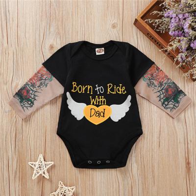 China Wholesale Newborn Infant Baby Boys Playsuit Long Sleeve Long Sleeve Hooded Jumpsuit Romper for sale