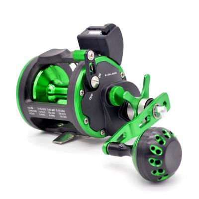 China Deep Sea Drum Wheel With Line 15kg Counter Drag Power Straight Saltwater Fishing Fishing Reels STTL for sale