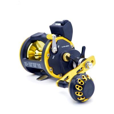 China Metal left/straight handle surfcasting fishing electric reel depth counting saltwater baitcasting reel STC/STCL for sale