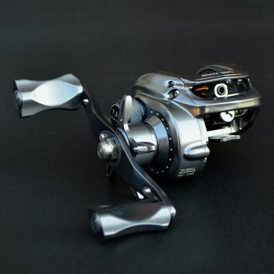 China 95% of parts are full aluminum alloy metal baitcaster fishing reels baitcasting 7.3:1 gear ratio saltwater reel for sale