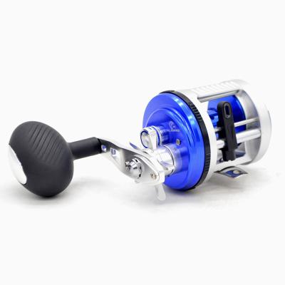 China Round 0.35-210 spool 18LB carbon drag saltwater baitcasting fishing trolling reel; 0.38-180; 0.42-150 for sale