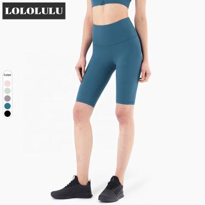 China Breathable Sports Women High Waisted Yoga Shorts Wholesale Breathable Biker Shorts Gaiters for sale