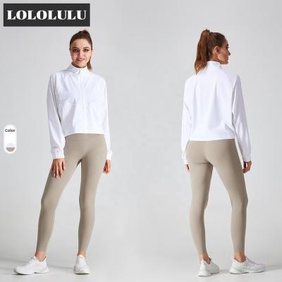 China New Arrival Breathable 3 Piece Set Front Zipper Jackets For Women Gym Women Running Yoga Set for sale