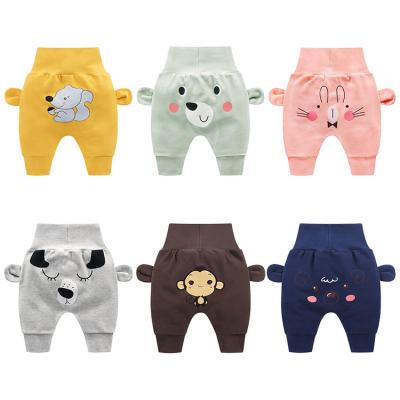 China 2020 QUICK DRY baby pants spring and autumn boys and girls new bottom-enlarged pants baby waist belly protection pants the top for sale