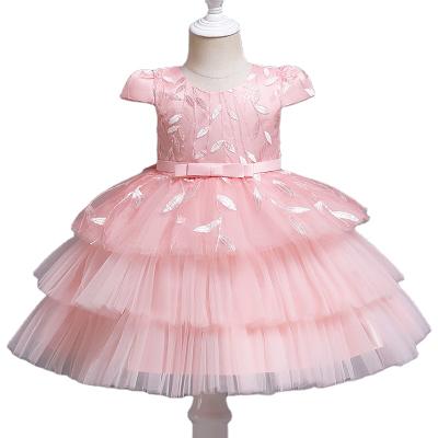 China Wholesale Washable Dress For Kids Children Theme Ball Wear Pink Children Dress Summer Fairy Dresses Princess Dress 1 Year Old Girl for sale