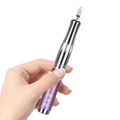 China New Product Salon Mini Profession At Home Cordless Electric Cordless Rechargeable Nail Drill Electric Nail Drill Manicure for sale