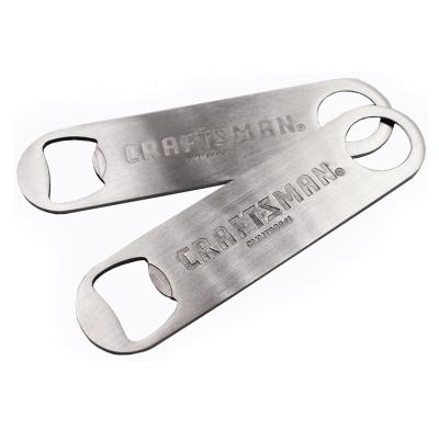 China Sustainable Custom Large Size Metal Stainless Steel Bottle Opener Beer Bottle Opener for sale