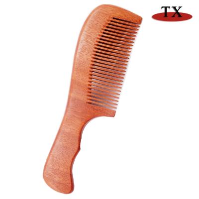 China Comfortable Manufacturers Supply Hair Combs Cut Out Wooden Comb Portable Hair Salon Makeup Comb Promotional Gifts for sale