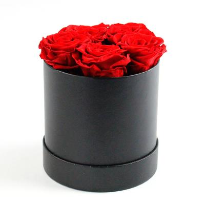 China Real Forever Decorative Wholesale Mothers Day Gifts Valentines Plant Flower Roses Box Eternal Preserved Flower In Luxury Custom Boxes for sale