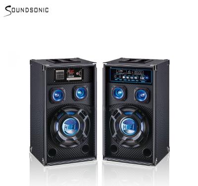 China Video Call Professional 8 Inch Party Multimedia Active Speaker With USB SD FM Different Size for sale