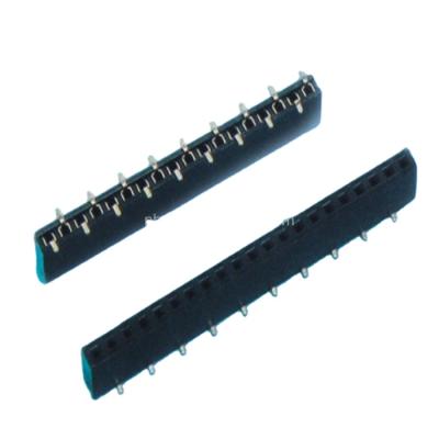 China PCB SINGLE ROW FEMALE HEADER S.M.T LAUNCH 2.0MM U TYPE H=4.0/4.3/4.6 for sale