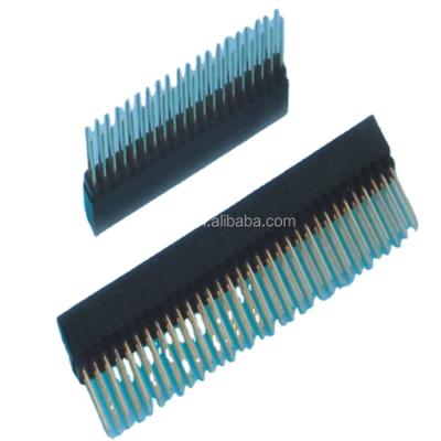 China PCB 2.54mm Long Pin Legs Female Header 11mm Long for sale