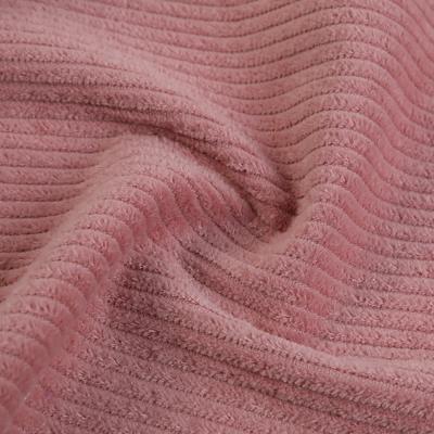 China 8 Wale Solid Color Polyester Different Kinds Of Corduroy Velvet Fabric For Clothes zu verkaufen