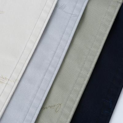 China Small Pattern Painted Cotton Spandex Polyester Fabrics And Textiles For Casual Suit Pants Production for sale