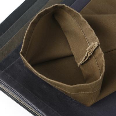 Κίνα 100% Cotton Woven Fabrics Fine Twill Trouser Fabric 321GSM προς πώληση