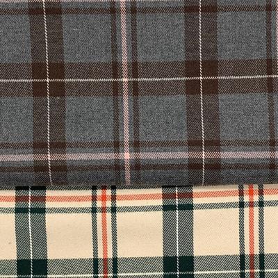 Κίνα 260GSM Polyester Rayon Blend TR  Trouser Pants Fabric Multi Check Plaid Twill Weave Gingham Woven Fabric προς πώληση