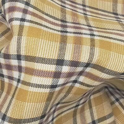 China Soft TR 350GSM Trouser Pants Fabric Stretch Twill Plaid Fabric zu verkaufen