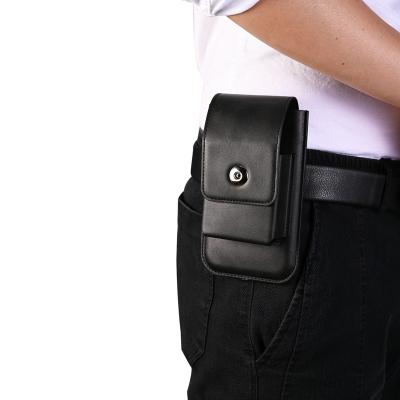 China 2022 Shockproof Men Carrying Universal Wallet Pocket Vertical Pouch Bag Belt Clip Leather Mobile Phone Case Waist Phone Suitcase for sale