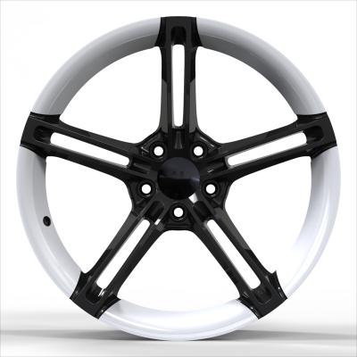 China Deep lip or deep dish 17x7.5 6x139.7 Aftermarket matt black rims  custom forged rims China manufacturer for sale