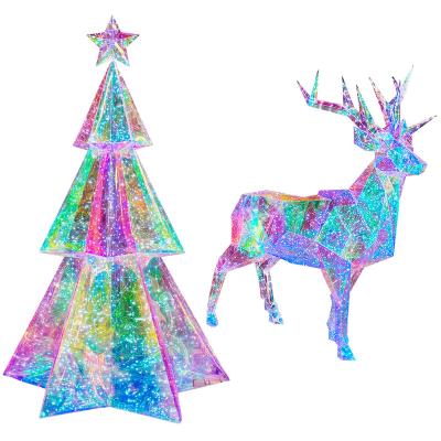 China 2022 Hot Selling Fantasy 3d PVC Christmas Tree 2022 Hot Selling Colorful Led Mall For Xmas Party Wedding Mall Decor for sale