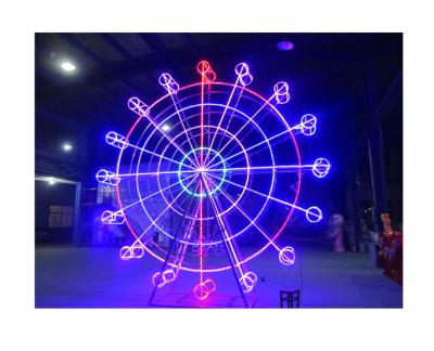 China Direct manufacturer of jellyfish lantern for amusement park rides ferris wheels outdoor playground equipment for sale