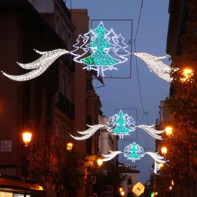 China Outdoor Giant LANDSCAPE Christmas Day Holiday Lights with Metal Frame Garden Angel Party Decorations Christmas Landscape for sale