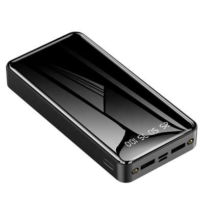 China Portable Power Banks Digital Display 20000mah LED Flashlight Mobile Charger Power Bank for sale