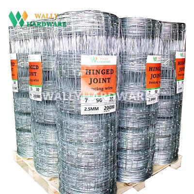 China Farm Fence Galvanized Cattle Hinge Joint /sheep/horse Woven Mesh Fence Wire for sale