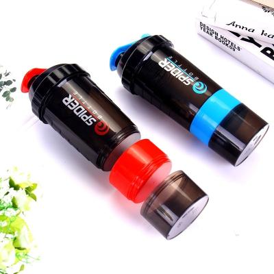 China Sustainable Plastic Portable Factory Outlet Gym Protein Shaker Bottle for sale