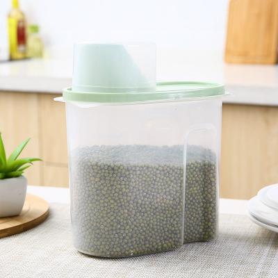 China Freshness Preservation Food Storage Container Jars Kitchen Clear Refrigerator Box Plastic Multi Grain Dry Storage Tub for sale