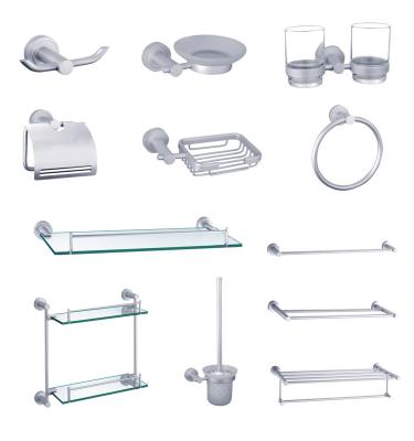 China Bathroom Accessories Traditional High Quality Towel Rack With Hook Bathroom Accessories Metal Set for sale