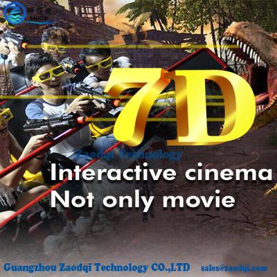 China Exhibition Mobile 5D 7D cinema on truck/amusement park games factory/5d Theater Rider in a Trailer New for sale