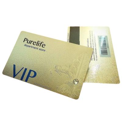 China Wholesaler/Retailer Frosted Metal Membership Card Plating Gold Stainless Steel Card Custom Metal Business Card for sale