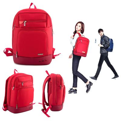 China 4 leaf cfover Nylon custom fashion men backpack with 14inch laptop sleeve computer travel bag teenager backpack for sale