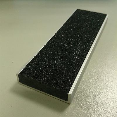 China Granite Non Sliding Carborundum Industrial Staircase Inserts Stair Nosing Strips for sale