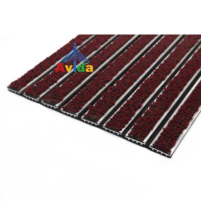 China Adhesive-protective dustproof recessed aluminum entrance mats for entrance for sale