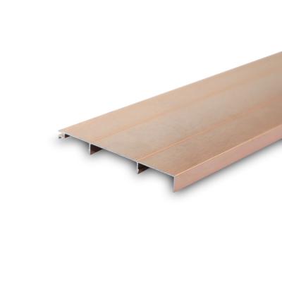 China Wall Protection Extruded Aluminum Skirting Board Price for sale