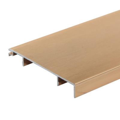 China Replaceable Wall Pad 100mm Snap-Fit Skirting Board For Wall for sale