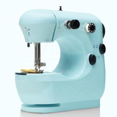 China 2022 Mini Fabric Sewing Sewing Machine For Girls To Learn Home DIY Clothing Machine for sale