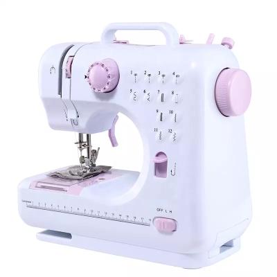 China JA1-1 505 Factory Wholesale 12 Stitch Model Household Sewing Machines 505 For Fabrics Max Purple White Party Light for sale