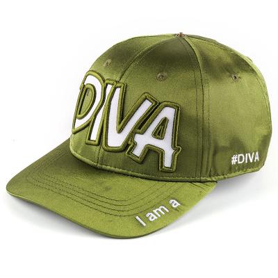 China OEM COMMON panel 6 a frame men and women street dancer fashion hiphop satin 3d puff embroidery snapback hats for sale