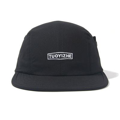 China Customized JOINT Logo 3D Embroidery Cotton Snapback Men's Running Soft Black Breathable Hike Hats for sale