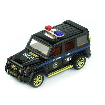 China Toy High Quality 1:32 Scale Model Cars G63 Police Car Diecast Pull Back Diecast Toys For Baby Boy for sale