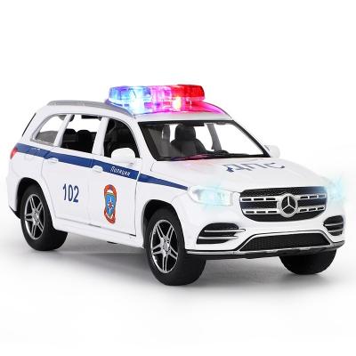 China High Quality 1:32 Diecast Toy Diecast Toy Vehicles Model Car Alloy GLS580 Police Car Scale Model for sale