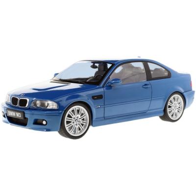 China Diecast Model Car BMW Diecast Toy 1/18 Scale M3 E46 2 Opening Doors Alloy Metal Cars for sale