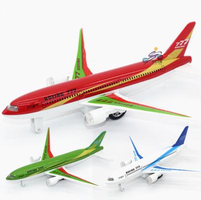 China Diecast Metal Scale Model Airplanes Diecast Model Aircraft Toy Die Cast Boeing 777 Pull Back Airline Model Toy for sale