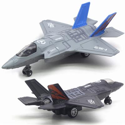 China Toy Factory Direct Sales 22CM Diecast American Alloy F-35 Fighter Aircraft Diecast Toy for sale