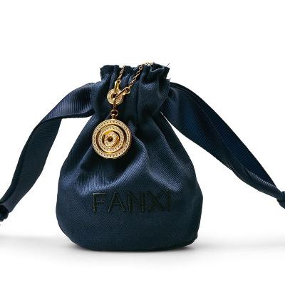 China Custom Wholesale Fashion Drawstring Jewelry Pouch FANXI Luxury Drawstring Jewelry Pouch Bag for sale