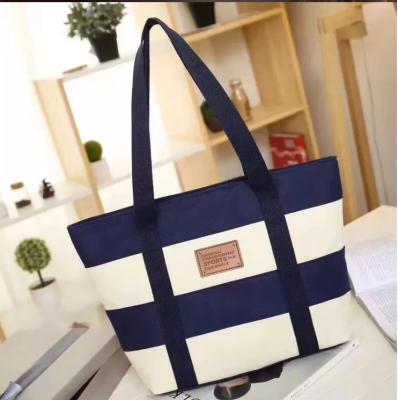 China 2022 New Women's European And American Bag Canvas Folding Shoulder Bag for sale